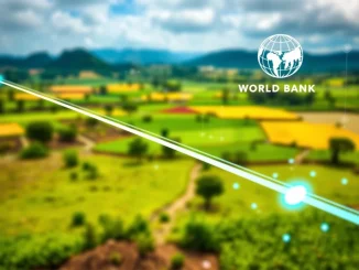 World Bank's support for Nigeria fiber optic network expansion, symbolizing digital transformation and economic growth.