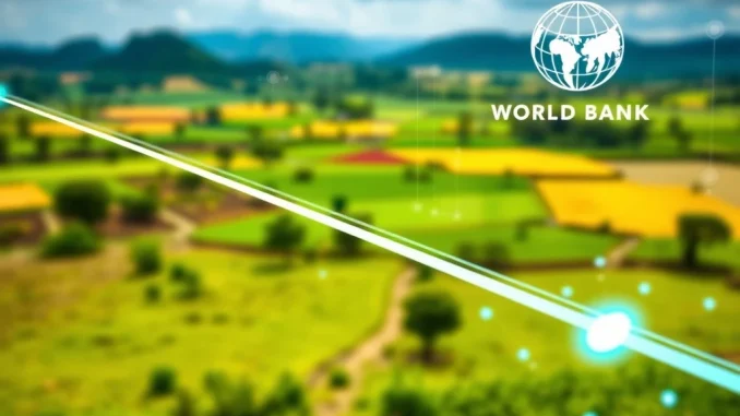 World Bank's support for Nigeria fiber optic network expansion, symbolizing digital transformation and economic growth.