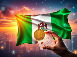 A visual representation of Nigeria's pioneering move into stablecoin regulation, symbolizing a new era for digital assets and financial stability in Africa.