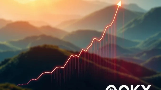 OKX USDT: Explosive 53% Savings Rate Ignites Bull Market Speculation Chart showing a dramatic spike in OKX USDT savings rates, signaling a potential crypto bull market.
