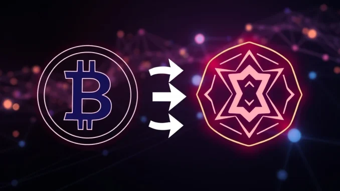 Omni Network rebranding signifies a new era for the Layer-1 blockchain and OMNI token, depicting a visual transformation.