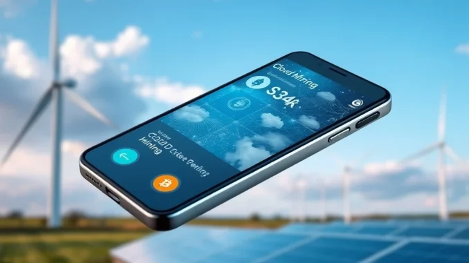 OPTO Miner Revolutionizes Crypto Earnings with Effortless Cloud Mining Platform OPTO Miner cloud mining platform on a smartphone for passive crypto earnings