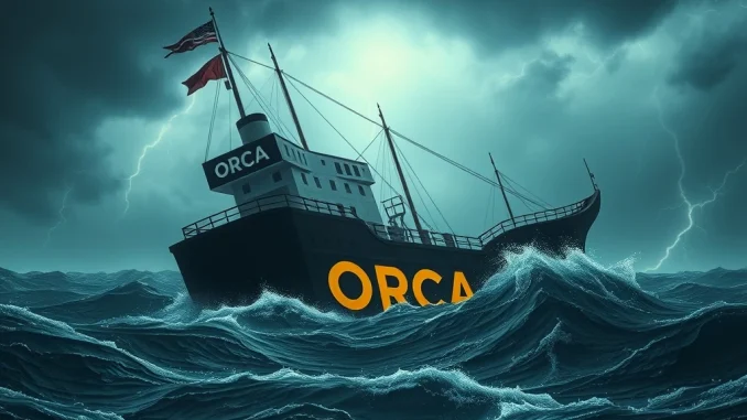 ORCA Token Plummets 4492.09%: Governance Chaos and Delays Spark Investor Panic ORCA token sinking amid governance controversy and project delays