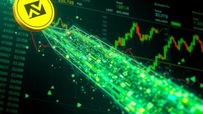 Visualizing a significant Pendle deposit of PENDLE tokens moving to the Binance exchange, reflecting market activity.