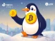 PENGU crypto token being accumulated by Korean investors on Bithumb and Upbit exchanges, indicating significant market activity.