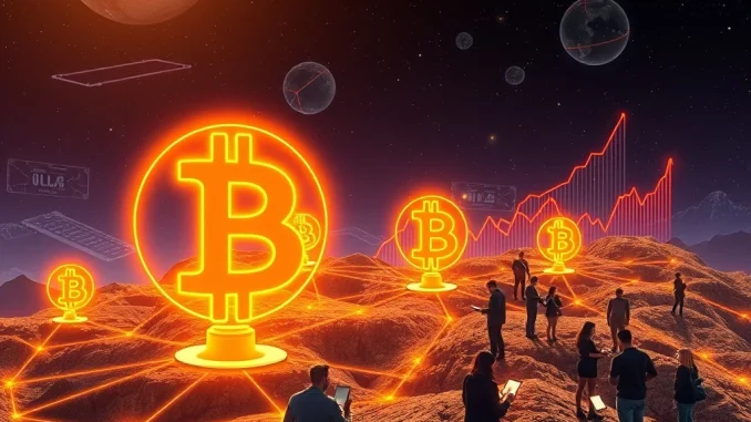 Unlocking Potential: Pi Coin Projected 323% ROI by 2030 Amidst Mainnet Launch Excitement A visual representation of Pi Coin's growth potential, showing a rising chart and interconnected global users, symbolizing the impact of Pi Network's mainnet launch.