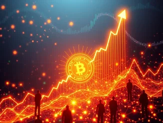 A vibrant graph showing the dramatic PIVX price surge, illustrating the impact of recent governance updates and community-driven initiatives.