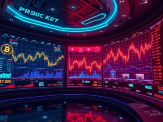 Prediction markets surge with blockchain technology transforming financial forecasting.