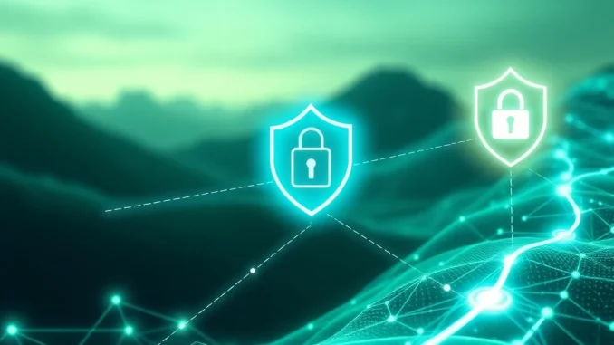 Revolutionizing **Privacy-First AI**: How Oraichain, Pinlink, and RSS3 are Forging a Secure Future Visualizing **Privacy-First AI** innovation with interconnected blockchain nodes and secure data streams, representing Oraichain, Pinlink, and RSS3's impact.