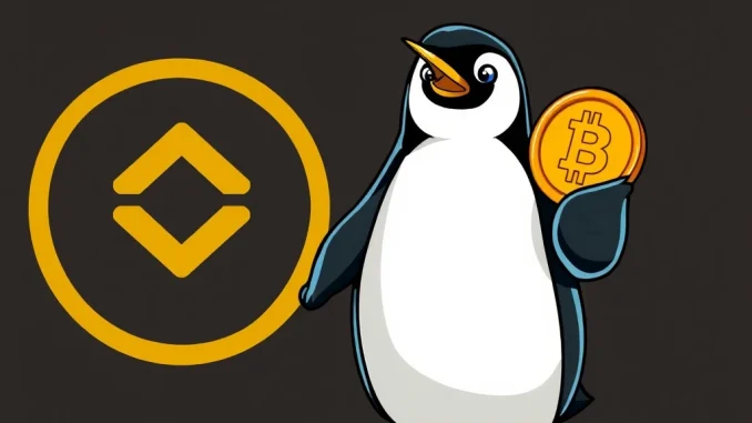 Pudgy Penguins PENGU token transfer to Binance for treasury management