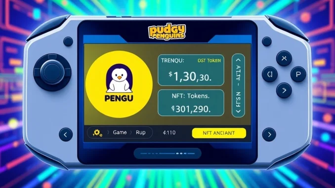 Pudgy Penguins PSG1 console showcasing Web3 gaming and PENGU token integration