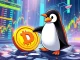 Pudgy Penguins token surpassing Dogecoin in trading volume with 200% gains