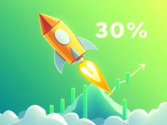 Pump.fun token surges 30% with bullish momentum on a price chart