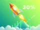Pump.fun token surges 30% with bullish momentum on a price chart