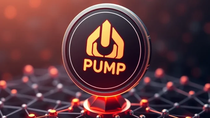 PUMP ICO token launch on Solana blockchain for social platform growth