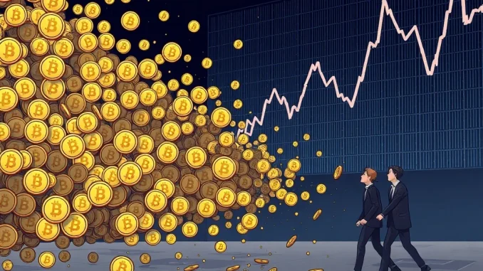 Visualizing the massive PUMP tokens presale sell-off and critical token transfer, highlighting market instability and investor exodus.