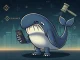 A PUMP whale character looking distraught over a significant crypto investor loss caused by a Binance delay.