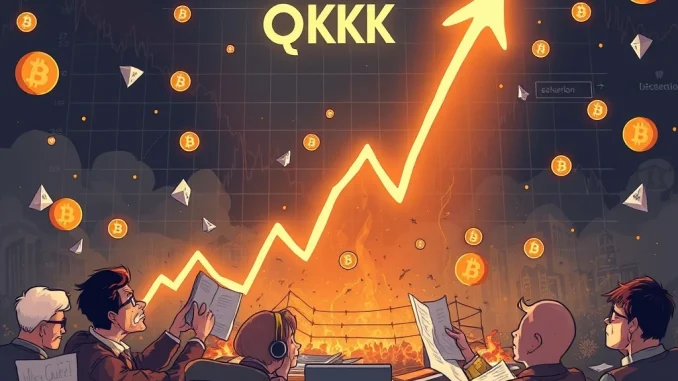 QKC cryptocurrency price crash amid regulatory uncertainty