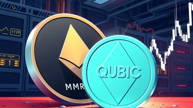 Qubic's controversial Monero hashrate grab and QUBIC token surge
