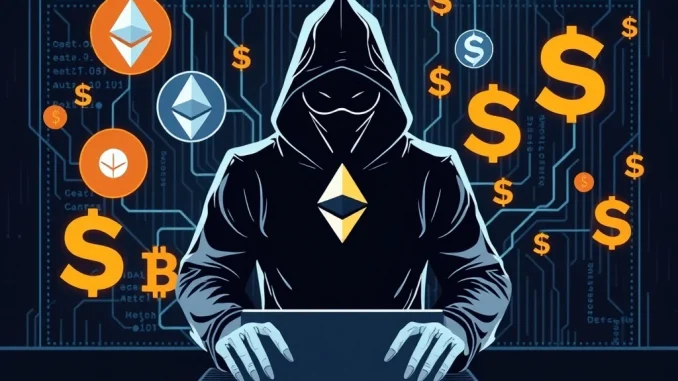 Alarming: Radiant Capital Hacker Buys $23.7M in Ethereum Visualizing a **Radiant Capital hacker's** significant **ETH purchase**, highlighting illicit crypto movements and on-chain activity.