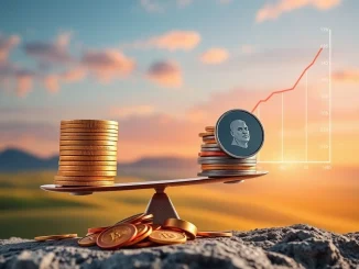 Remittix tokens gaining momentum over Pepe Coin, symbolizing the crypto market shift towards utility-driven projects and presale growth.