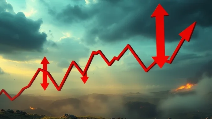 Chart showing RESOLV's dramatic price crash amidst a crypto market correction, highlighting extreme token volatility.