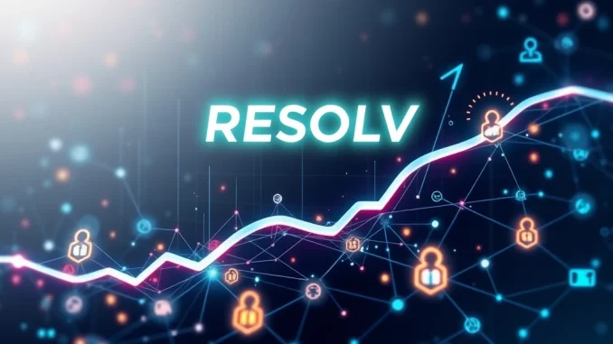 Explosive RESOLV: Unleashing a New Era for Cryptocurrency with Strategic Partnerships A visual representation of RESOLV's explosive growth and strategic partnerships, depicting upward trends and interconnected blockchain networks.