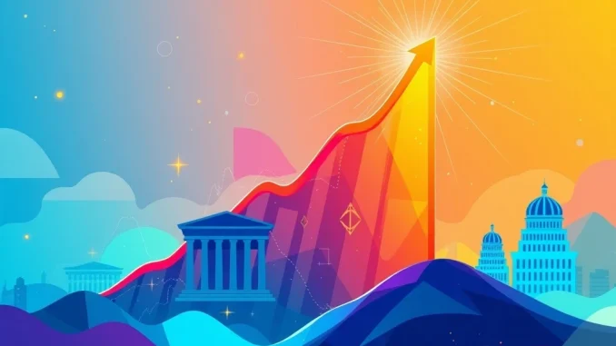 A chart showing an explosive RESOLV crypto surge, representing remarkable growth in the DeFi sector.