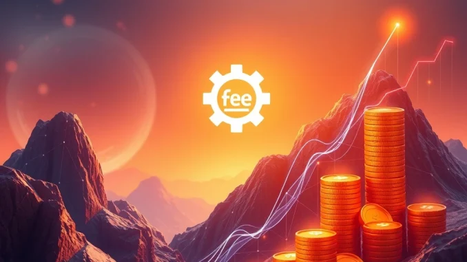 A dynamic chart illustrating the explosive RESOLV token surge, highlighting its significant crypto market cap increase following the activation of its protocol fee switch.