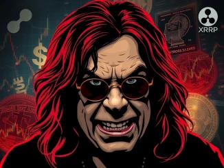 Ripple CTO David Schwartz's surprising admission about an Ozzy Osbourne Q&A, set against a backdrop of a surging meme coin chart, highlights crypto market volatility.