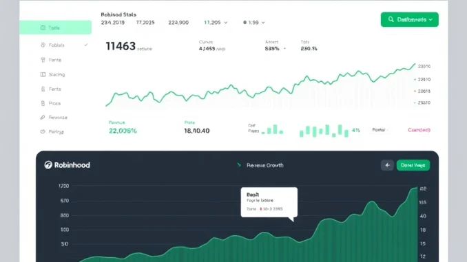 Robinhood earnings report showing strong revenue growth and diversified business model