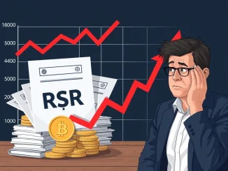 RSR token price crashing amid regulatory scrutiny and market uncertainty
