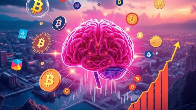 Visualizing Ruvi AI's potential growth and its challenge to Dogecoin in the cryptocurrency market.