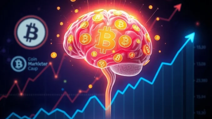 Ruvi AI Presale: Unlocking Explosive 13,800% Potential with CoinMarketCap Partnership Chart showing exponential growth with Ruvi AI logo, symbolizing potential returns from its presale.