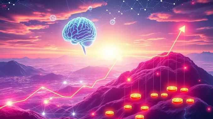 Ruvi AI's Explosive Presale Surges Past $2.5M After Landmark CoinMarketCap Listing and CyberScope Audit A dynamic visual representing Ruvi AI's rapid growth and investor confidence, merging AI, blockchain, and financial success from its crypto presale.