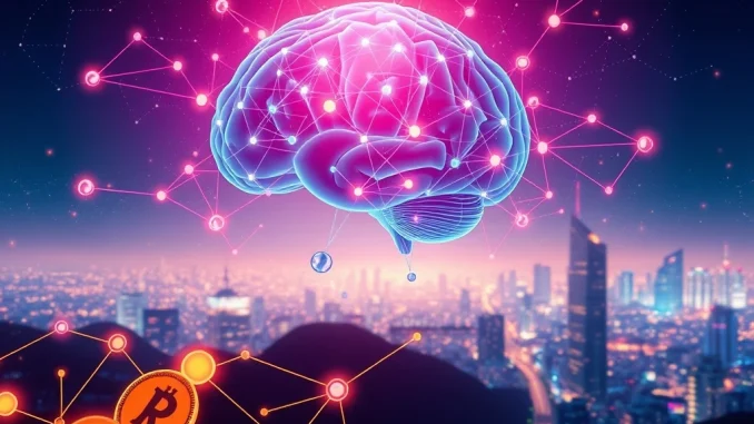 An AI-powered network demonstrating cross-border transactions, symbolizing Ruvi AI's innovation and its impact on XRP News Today.