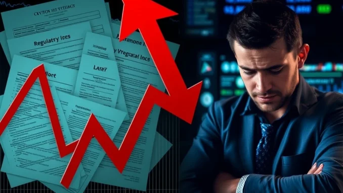 S cryptocurrency price crash amid regulatory scrutiny and market downturn