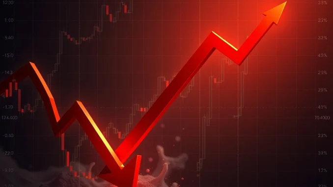 SAHARA cryptocurrency price chart showing a sharp decline