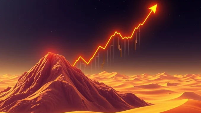SAHARA Skyrockets 611.41% in 24 Hours: What’s Driving This Cryptocurrency Surge? SAHARA cryptocurrency price chart showing a dramatic 611% surge amid market volatility.