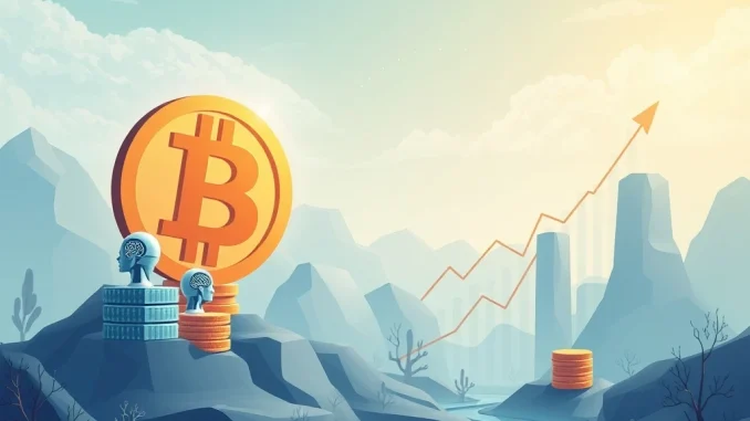 Bitcoin Funding: Satsuma Secures Groundbreaking $217.6M Success in Oversubscribed Round An illustration of Bitcoin symbols and AI network connections, representing Satsuma's successful Bitcoin funding round and its focus on decentralized AI.