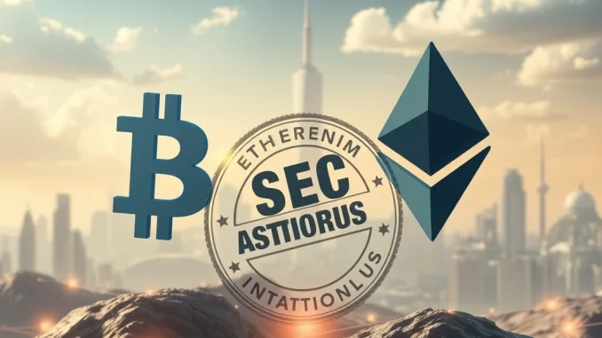 SEC approves Bitcoin and Ether ETP creation for efficient fund management