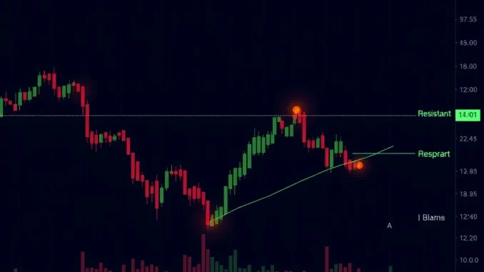 SEI Price Struggles: Can It Overcome the 10-Day SMA Resistance at $0.34? SEI price chart showing resistance at 10-day SMA and descending channel