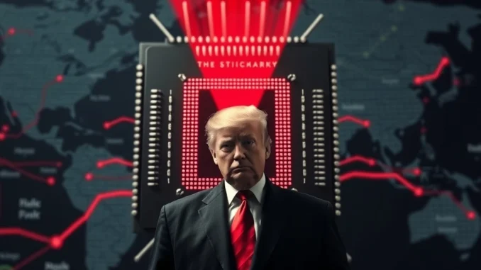 Donald Trump's proposed 100% semiconductor tariffs threaten global tech supply chains and US chip imports.