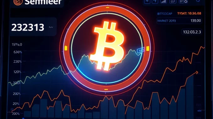 Semler Scientific's Bitcoin holdings and stock premium visualized on a financial dashboard.