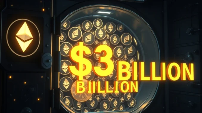 SharpLink's ETH holdings expanding significantly, symbolizing a robust Ethereum treasury.