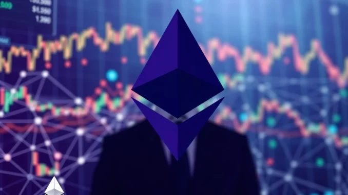 Illustrates institutional Ethereum adoption through SharpLink's strategic move, symbolizing traditional finance embracing blockchain.