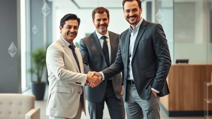 SharpLink Gaming's new co-CEO, Joseph Chalom, symbolizing a significant step in institutional Ethereum News and adoption strategy.