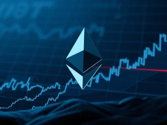 SharpLink Gaming's strategic ETH investment, symbolized by Ethereum logo on a financial chart, indicating significant crypto portfolio growth.