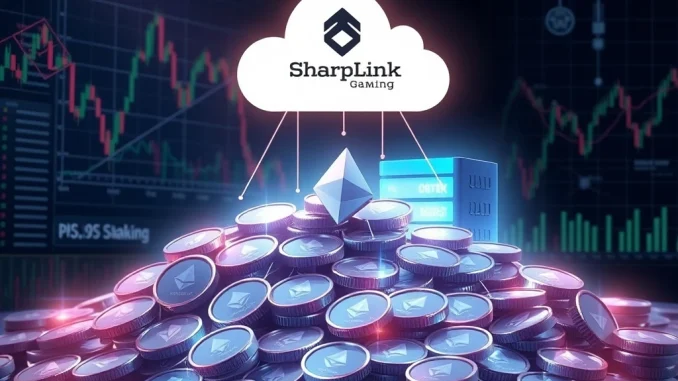 SharpLink Gaming's Strategic Move: Accumulates $55M ETH for PoS Staking SharpLink Gaming's strategic Ethereum accumulation for Proof-of-Stake staking, highlighting institutional crypto adoption.