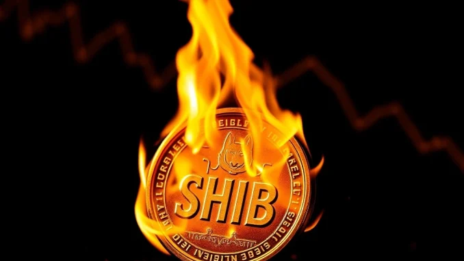 Shiba Inu token burns surge while price declines sharply